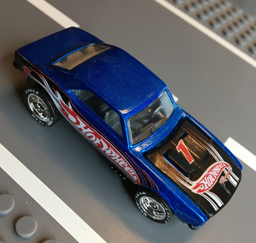 Hot Wheels #139 '67 Chevy Camaro Blue CUSTOM Super Real Riders Wheel Swap - Picture 9 of 13