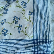 World Market Tablecloth Floral Cotton