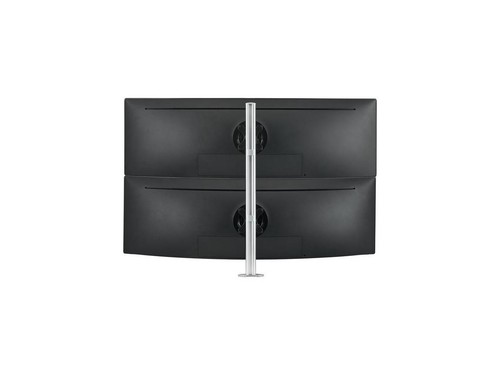 ATDEC DUAL STACK HEAVY MONITOR DESK MOUNT - FLAT/CURVED UP TO 49IN - VESA 75X75, - Picture 1 of 4