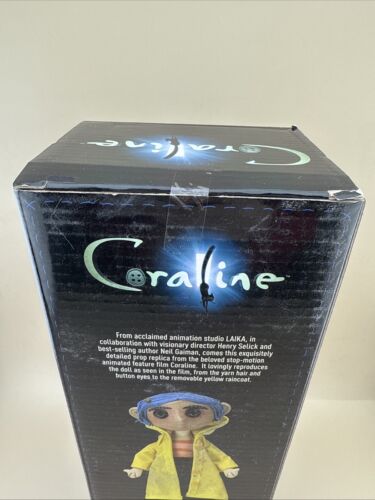NECA Coraline Prop Replica Doll Lot Of 2 NEW Coraline's Yellow Raincoat - Picture 7 of 16