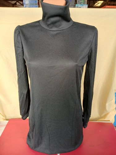 MY DRESS ROOM BOUTIQUE black long sleeve turtle neck jumper/mini dress-LARGE B10 - Picture 4 of 10