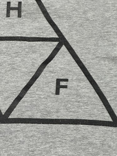 Sudadera con Capucha Pullover Manga Larga HUF TALLA L - GRANDE - GRIS - 2 Caras - Imagen 13 de 22