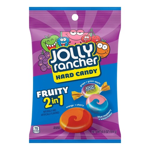Jolly Rancher 2-in-1 Fruit Flavored Hard Candy, Bag 6.5 oz - Picture 4 of 8