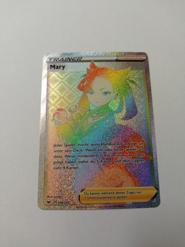 ⚡Mary Rainbow 208/202 Pokemon Schwert & Schild Near Mint deutsch Holo NM TOP⚡ - Bild 13 von 16