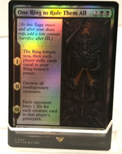 MTG Lord of the Rings (LTR) Rare FOIL One Ring to Rule Them All 102 NM