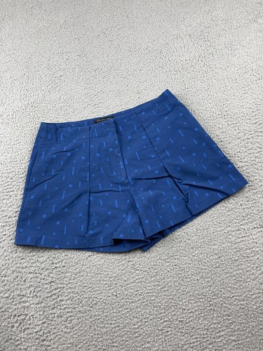 AX Armani Exchange Shorts Womens Size 6 Blue Cotton Designer Casual Ladies 714 - Picture 2 of 9