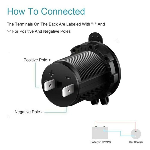 12V Car Cigarette-lighter Charger Cable Female Socket Plug Connector Adapter - Picture 5 of 9