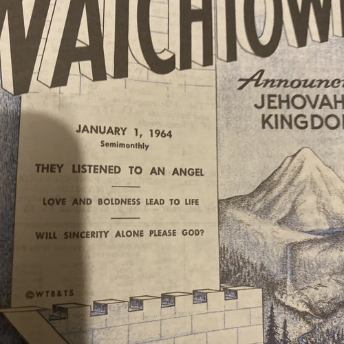 Watchtower Magazine 1964 Bound Volumes Jehovah Witness - - Picture 2 of 5