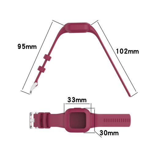 Cinturino Orologio Silicone Sport Ricambio Bracciale per Garmin VivoFit JR3 - Foto 2 di 24