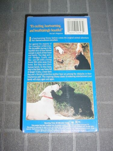 3 NEW VHS, THE INCREDIBLE JOURNEY, HORSE CRAZY + GRAND CHAMPION, FAMILY, KIDS - Foto 3 di 4