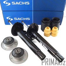 2x SACHS Stoßdämpfer + Staubmanschette Domlager vorne für BMW 3er E46