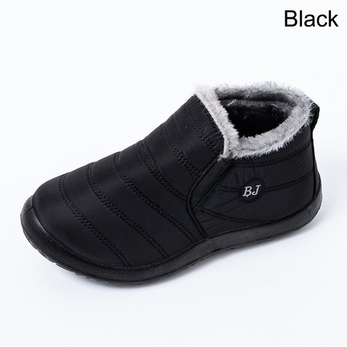Para mujeres Impermeables Invierno Botas para Nieve Forradas de Piel Sin Cordones Prendas exteriores Cálidas Zapatos al Tobillo - Imagen 49 de 54