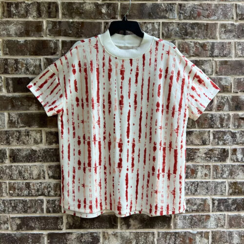 Blusa Top New Directions Studio Para Mujer Cuello Simulado Manga Corta Talla XL - Imagen 11 de 12