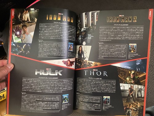 AVENGERS INFINITY WAR Japan DELUXE limited PROGRAM Pressbook Iron Man THOR Hulk - Picture 17 of 24