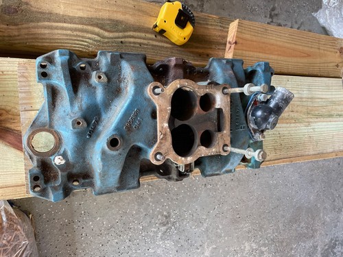 1967 Chevrolet Camaro SS Cast Iron Intake Manifold Great Used Condition - Bild 6 von 6