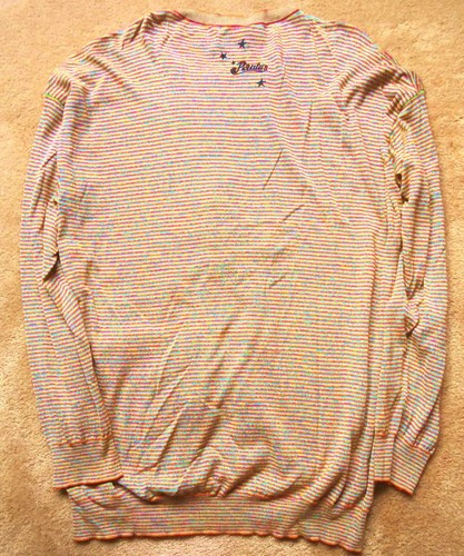 NEU $ 950 LOEWE PAULA IBIZA GESTREIFT QUASTE GEHÄKELT BOYFRIEND PULLOVER SWEATER S/M - Bild 8 von 10