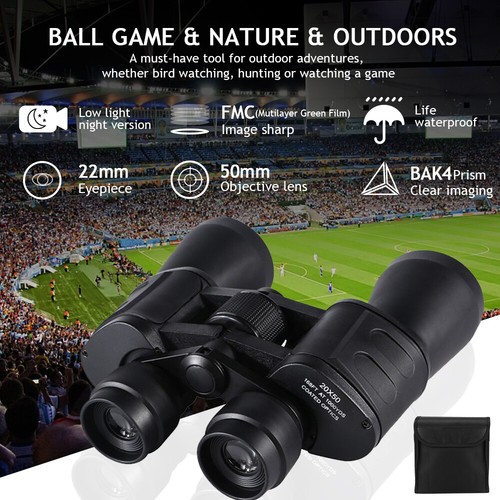 180x100 Binoculars Long Range HD Zoom Powerful Telescope For Outdoor Hunting SET - Picture 2 of 15
