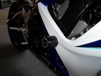 R&G Crash Protectors White - Classic Style Suzuki GSX-R600 2006 - 2010 - Picture 3 of 5