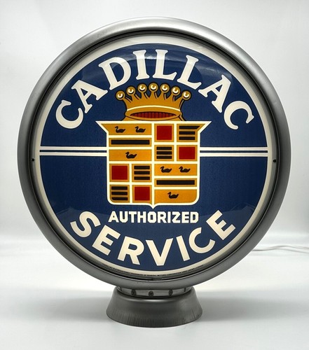 CADILLAC Gas Pump Globe - 13.5" - SHIPS FULLY ASSEMBLED! READY FOR YOUR PUMP!! - Picture 19 of 19