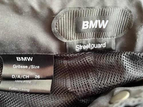 BMW Streetguard Motorrad Anzug, schwarz,  neuwertig - Jacke Gr.54 und Hose Gr.26 - Bild 15 von 19