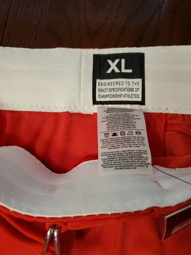 Nike Mens Football Tights Pants Knee Pads Red/White XL - Picture 6 of 12
