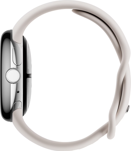 Google Pixel Watch 2 Polished Silver Aluminium Active Band Smartwatch - ORIGINAL - Bild 3 von 10