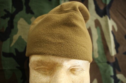 USAF US AIR FORCE COLD WEATHER COMBAT ABU OCP BDU COYOTE BROWN FLEECE WATCH CAP - Picture 7 of 12