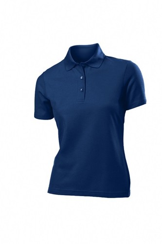 Womens Ladies Plain BLACK or GREEN 65/35 Polycotton Polo Sports Golf Shirt - Imagen 6 de 8
