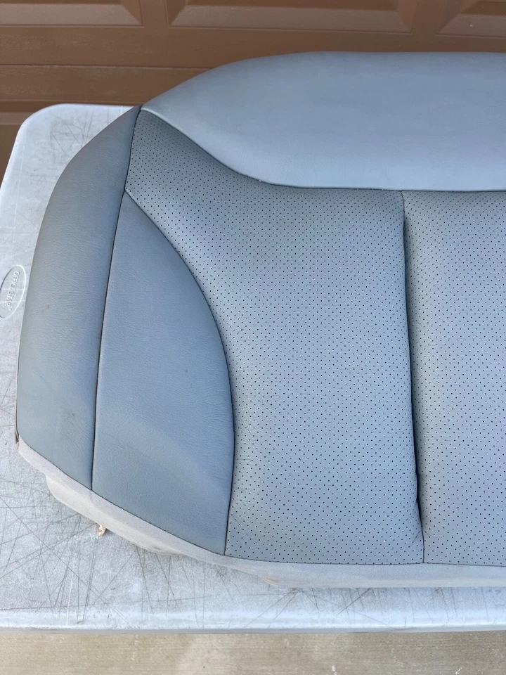 1998 MERCEDES-BENZ S320 W140 LWB ЗАДНЕЕ НИЖНЕЕ СИДЕНЬЕ НИЖНЯЯ ПОДУШКА КОЖА СЕРЫЙ OEM - Изображение 2 из 4