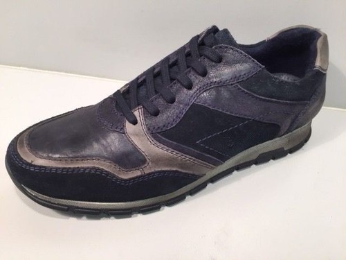 Tendance Uk en Cuir Chaussure 8 Marine Premium Daim Homme Baskets Bleu et v1wg5qgT