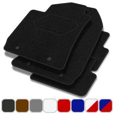 Velours Autoteppiche Autofussmatte für Audi 80 B4 1991-1995 weich bequem schwarz