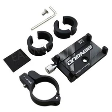 US Aluminum Motorcycle Bike Bicycle Holder Mount Handlebar For Cell Phone GPS