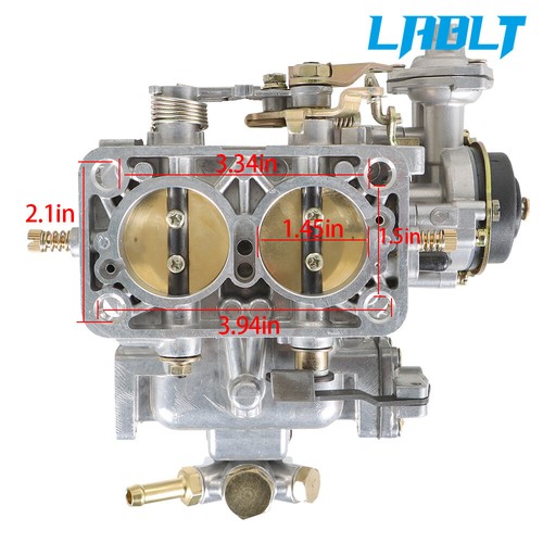 LABLT Carburetor For Weber 38 Fiat Renault Ford VW Dodge Toyota Pickup 2 Barrel - Picture 2 of 11