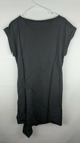 Kenneth Cole Gathered Front Dress, Black, Women's Medium - Picture 2 of 3