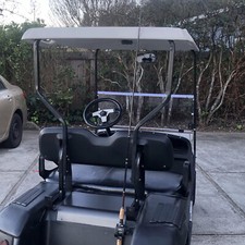 For EZGO TXT 1994-2013 2014 Clear Fold Down Golf Cart Windshield Windscreen 9