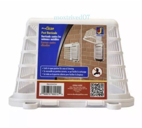 Outdoor Wall Louvered Dryer Duct Vent Exhaust Hood Cap Cover Pest Bird Guard - Picture 7 of 11