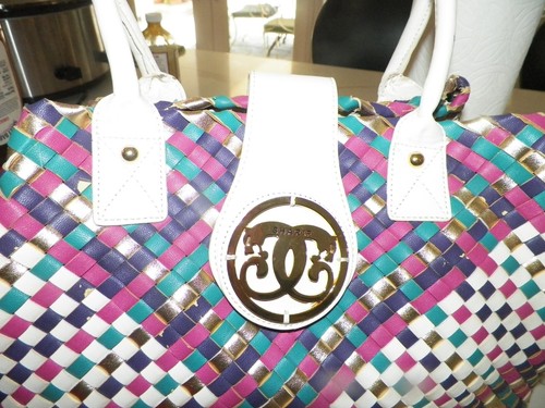 VINTAGE SHARIF COLORFUL WOVEN LEATHER PURSE SHOULDER BAG - Bild 8 von 18