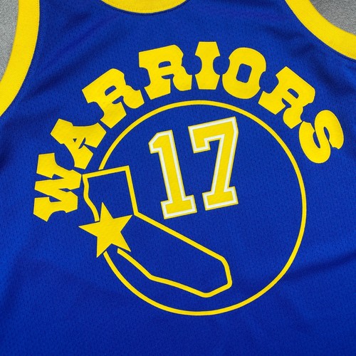 100% Authentic Chris Mullin Mitchell & Ness 85 86 Warriors Jersey Size 40 M Mens - Picture 3 of 6