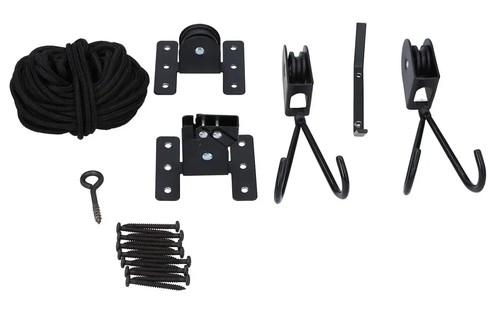 Portabici Sospensione Appendi Bici Soffitto Cantina Garage Carrucola Bicicletta - Foto 3 di 4