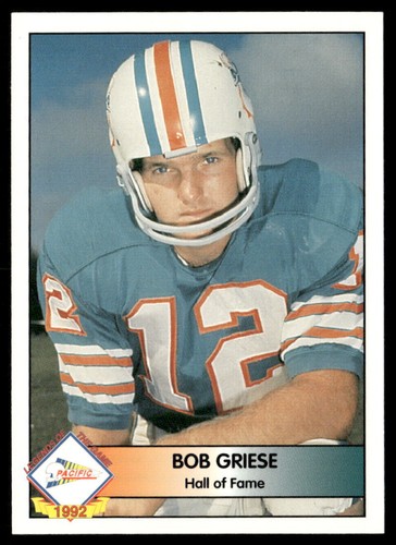 Bob Griese 1992 Pacific #18 Bob Griese Miami Dolphins