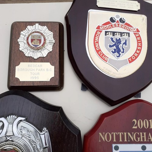 Vintage Antique Lawn Bowls Memorabilia Job Lot of 21 Pieces Plaques Awards - Picture 8 of 9