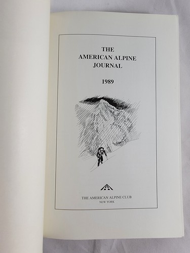 American Alpine Journal 1989 - Picture 5 of 16