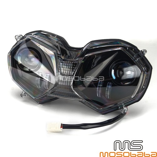 LED Headlight Angel Eyes DRL Headlamp For Triumph Tiger 800 / Tiger Explorer - Picture 6 of 9