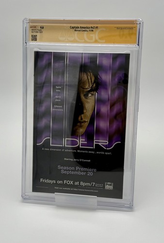 Captain America v2 #1 (1996, Liefeld Cover) CGC SS 9.0 Signed Rob Liefeld *KEY - Picture 2 of 3