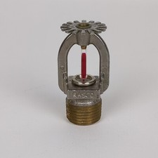 Vtg Rasco Sprinkler Head Model 13 Red Glass Fire Safety Decor Collectible Only 