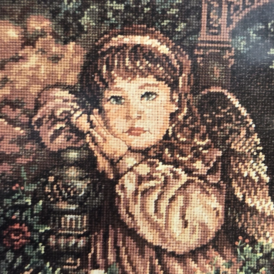 Dimensiones ~ÁNGEL TAPIZ~ KIT PUNTA AGUJA COLECCIÓN ORO 2450 1996 sin abrir Foto 4 de 4