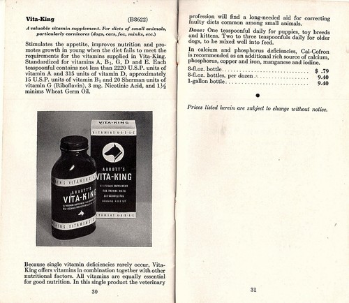 Veterinary Products 1941 Quick Reference Booklet Abbott Laboratories N Chicago - Bild 6 von 6