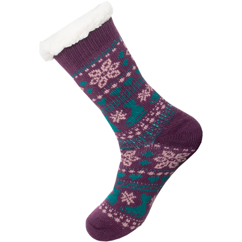 Mujer Calcetines Térmicos Invierno Cálido Esponjoso Grueso Cama Salón Cómodo GB - Imagen 41 de 51