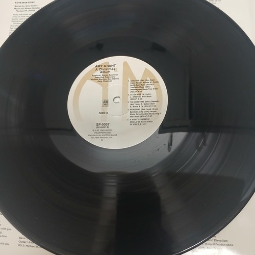 Amy Grant A Christmas Album Vinyl LP Record Album (Gatefold) - Foto 7 di 10