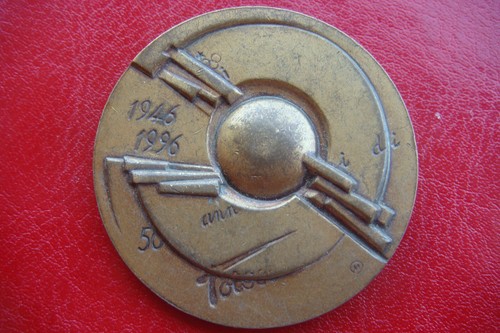RARE ITALY The fiftieth anniversary of the Totocalcio 1946-1996 FOOTBALL MEDAL - 第 10/12 張圖片